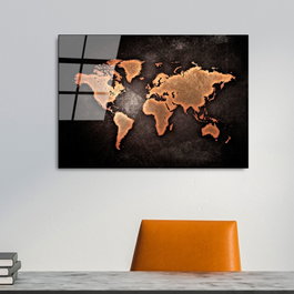 Wallity Cuadro Decorativo de Vidrio Templado Multicolor 50 x 70 cm